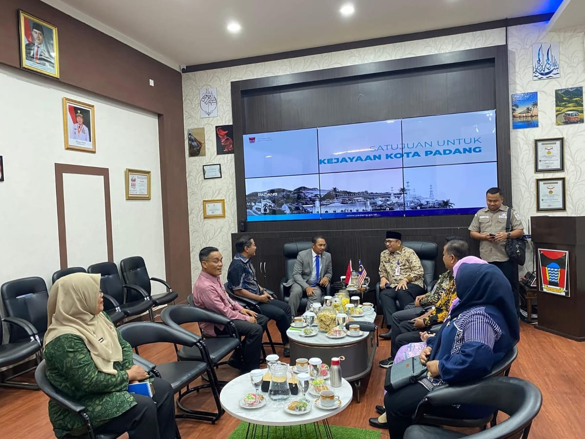 Terima Kunjungan Konjen Malaysia Medan, Pemko Padang Siap Jalin Kerja Sama