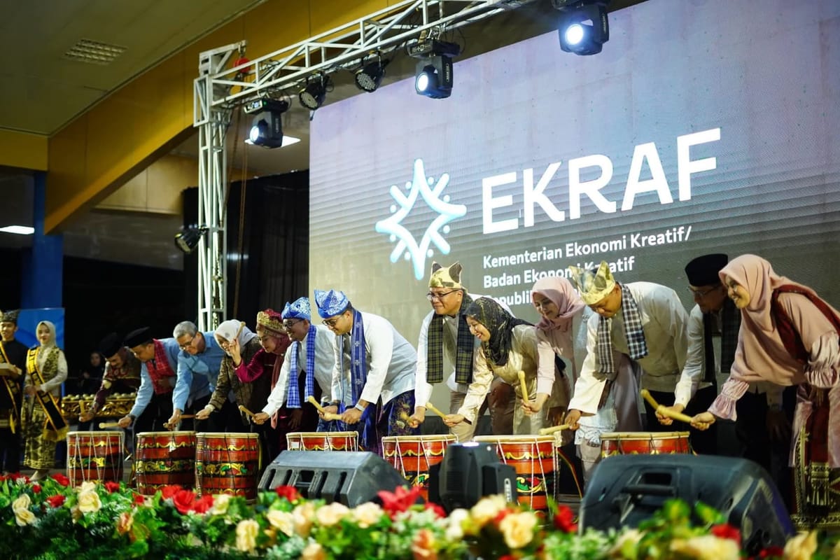 Kembangkan Sektor Ekonomi Kreatif, Menteri Ekraf RI Resmikan Tanah Datar Ekraf Fest
