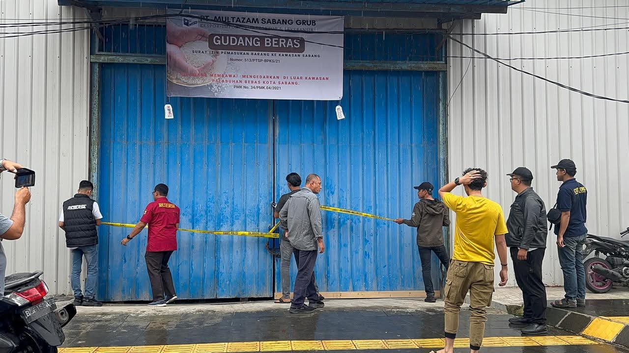 Pemerintah Segel 250 Ton Beras Ilegal di Sabang, Mentan Andi Amran Sulaiman: Tidak Ada Alasan untuk Impor