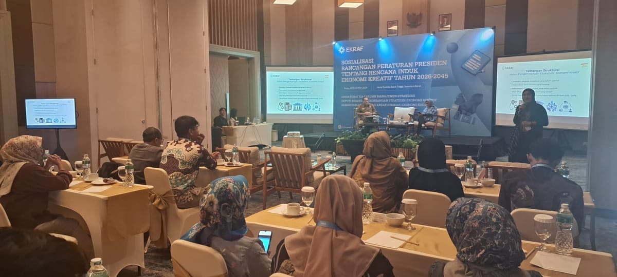 Kementerian EKRAF Dorong Pelaku Usaha di Bukittinggi Daftarkan Hak Paten