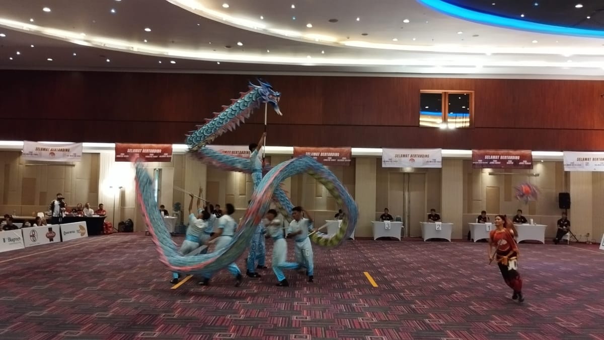 Sumbar Raih 1 Perak dan 1 Perunggu di Kejurnas Barongsai 2025 Bali