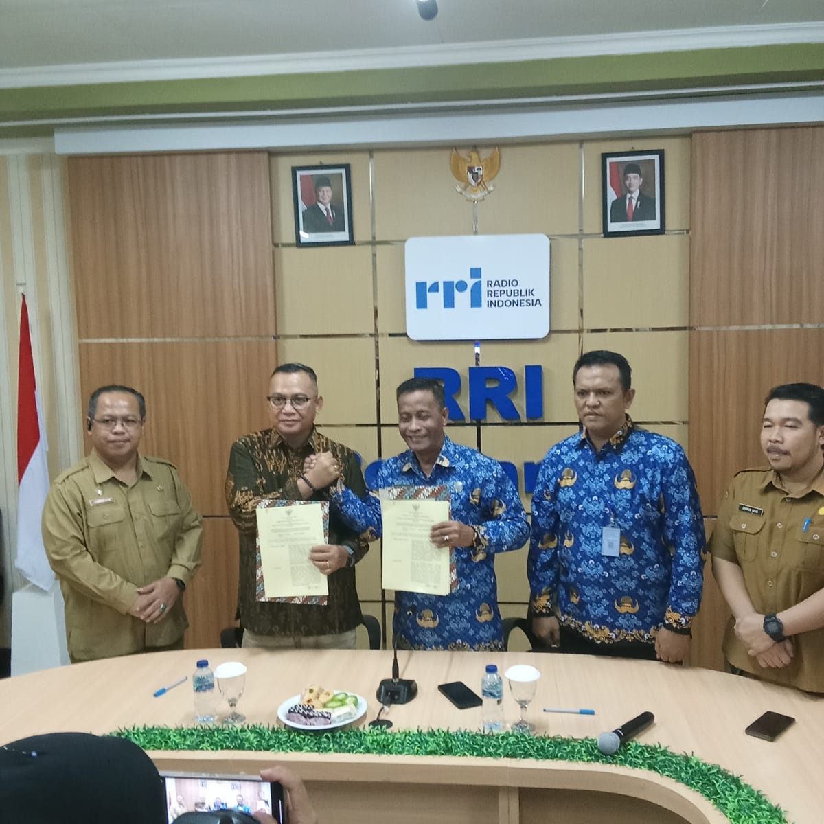 RRI Pontianak dan Pemkab Bengkayang Teken Kerja Sama