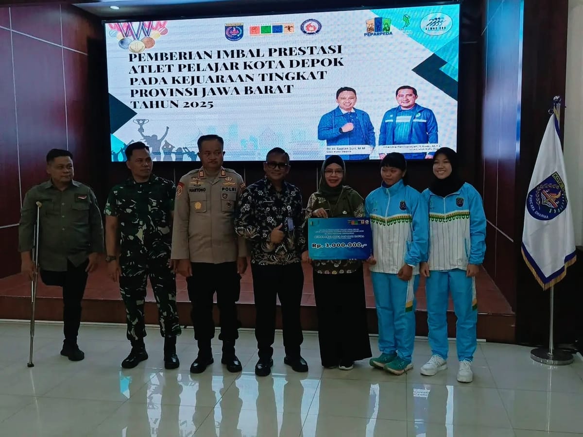 Depok Peringkat 9 Olahraga Pelajar Daerah  POPDA dan PEPARPEDA Jawa Barat