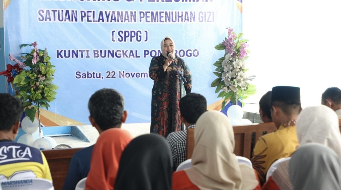 Plt. Bupati Ponorogo Resmikan SPPG di Desa Kunti