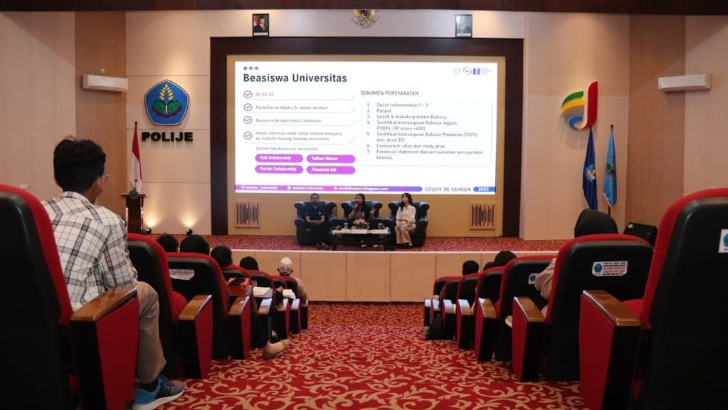 Kementerian Pendidikan Taiwan Buka Peluang Beasiswa Bagi Mahasiswa Polije