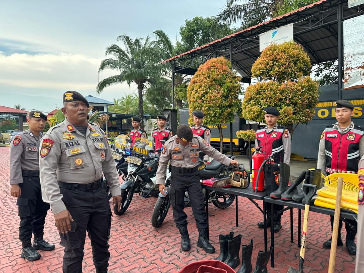 Sat Samapta Polres Karimun Gelar Pengecekan Peralatan SAR Terbatas