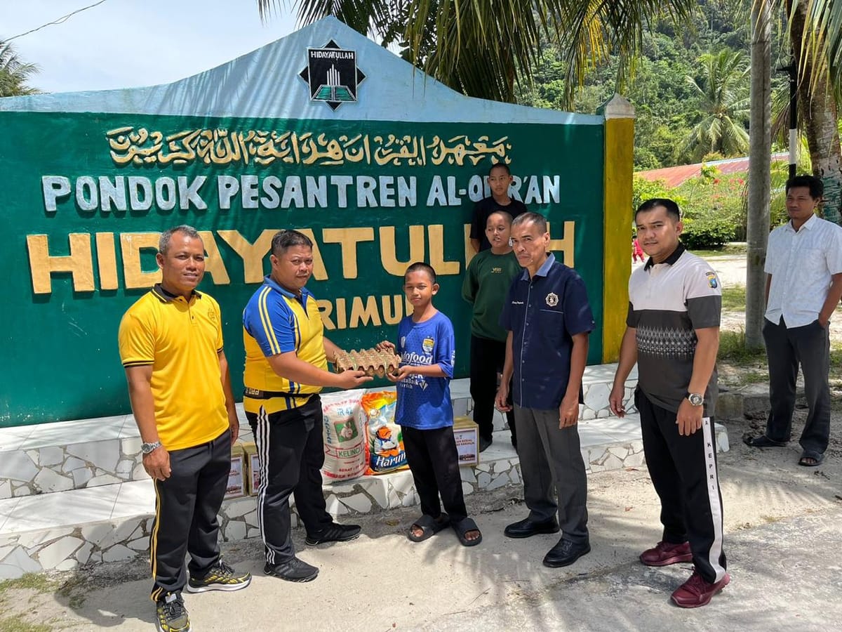 Polres Karimun Salurkan Bantuan  Sosial ke  Panti Asuhan Hidayatullah