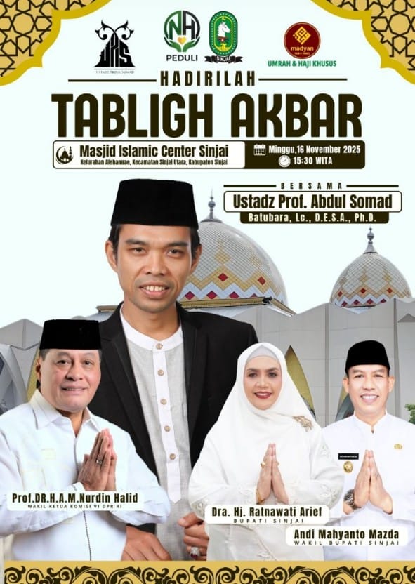 Hadiah Umrah dari Wakil Ketua DPR RI, Dr. H. A. M. Nurdin Halid kepada Andi Tenri Pada, Alumni PBA FTIK Universitas Islam Ahmad Dahlan