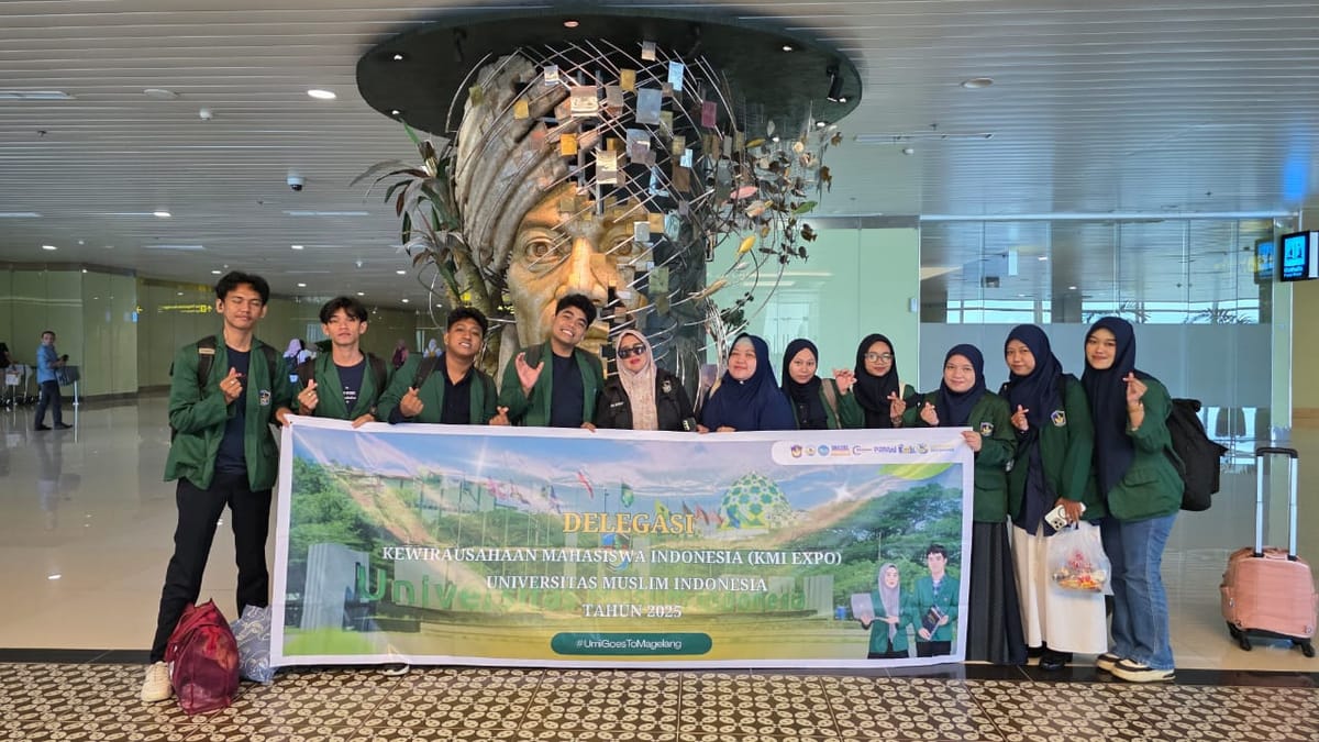 Mahasiswa Universitas Muslim Indonesia UMI Makassar Mengikuti Ajang KMI EXPO 25 di Universitas Tidar Magelang Jawa Tengah