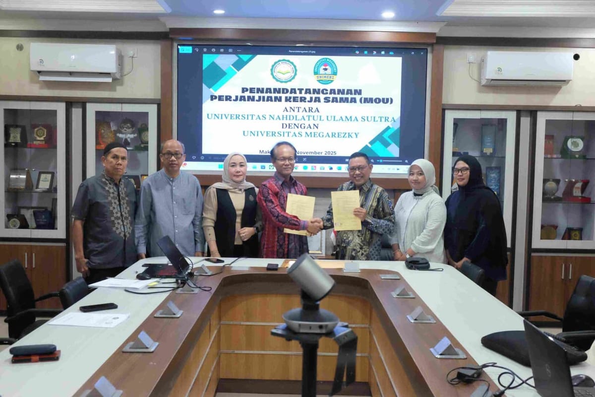 Unimerz Makassar dan UNU Sultra Resmikan Kemitraan Strategis Perkuat Tridharma Perguruan Tinggi