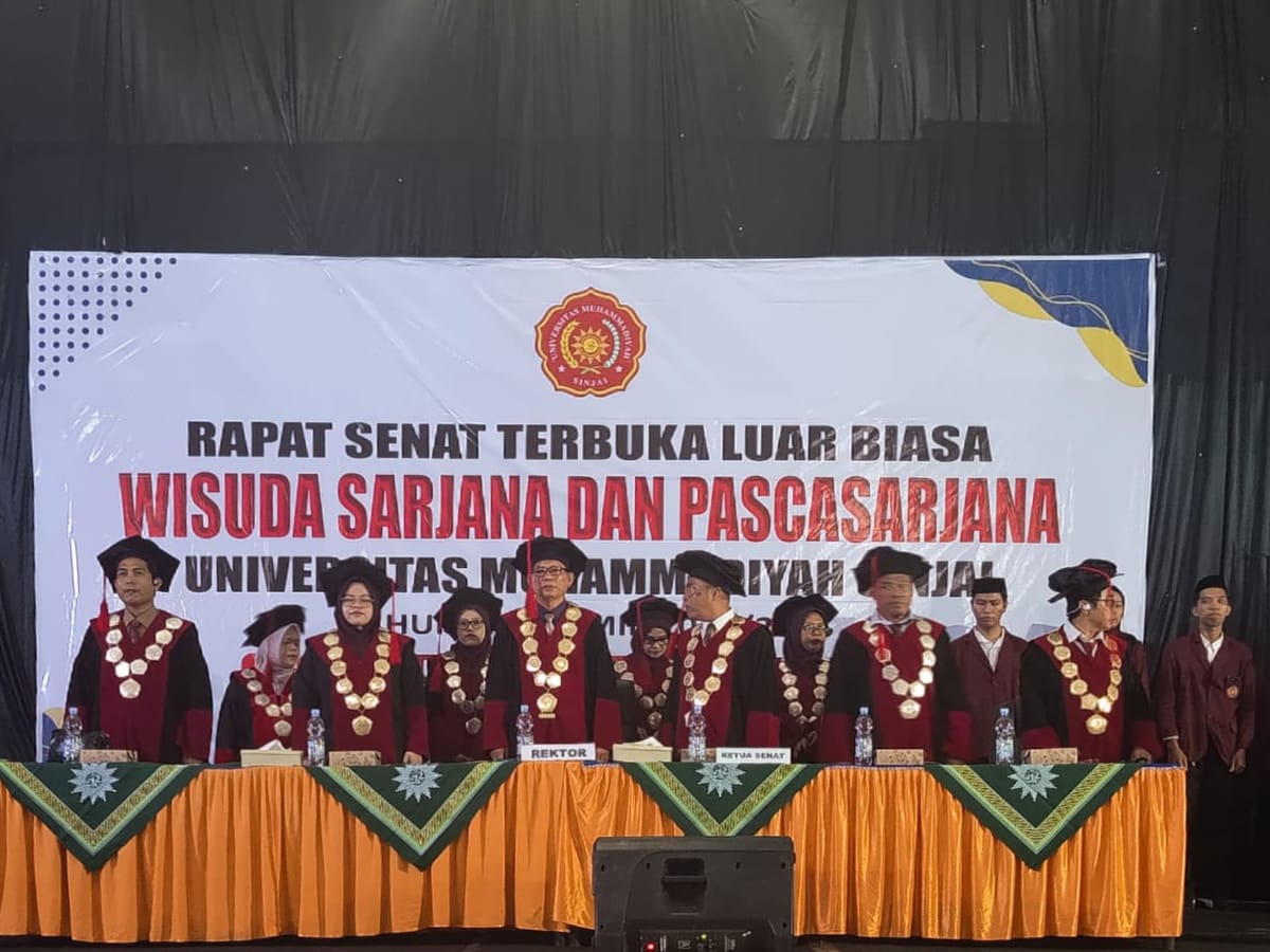Unismuh Sinjai UMSI Mewisuda 569 Wisudawan Dari Berbagai Program Studi