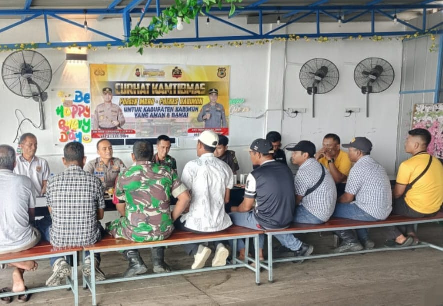 Curhat Kamtibmas, Kapolsek Moro Tekankan Kesiapsiagaan Potensi Bencana Alam