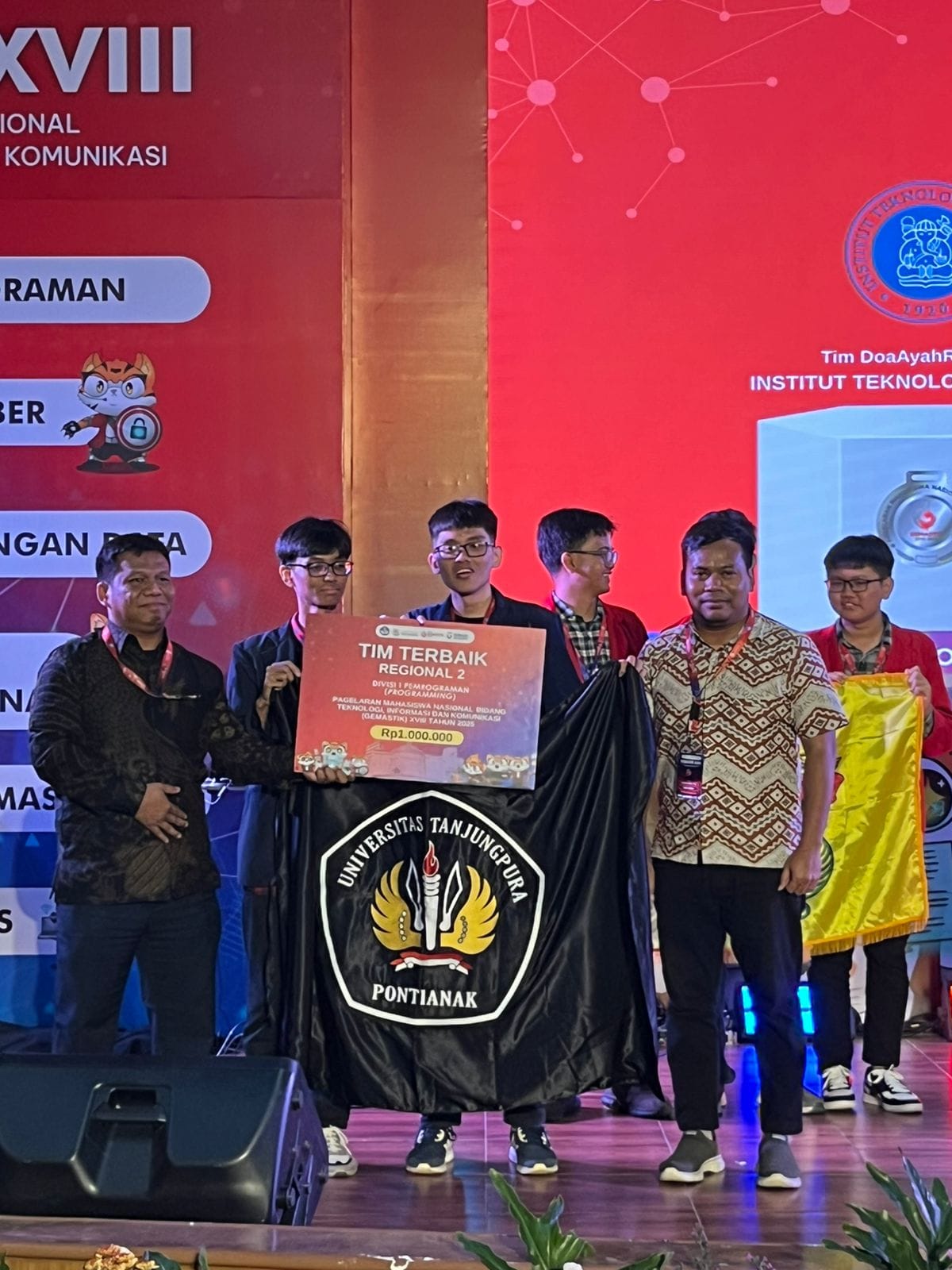 Tim Untan Pertahankan Predikat Terbaik Regional di Ajang Nasional GEMASTIK XVIII