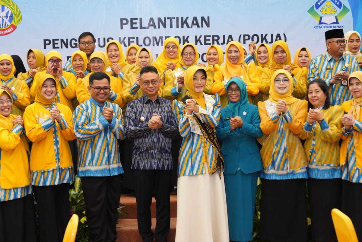 Bunda PAUD Pontianak Komitmen Ciptakan Anak Usia Dini, Percaya Diri, Kreatif dan Mandiri