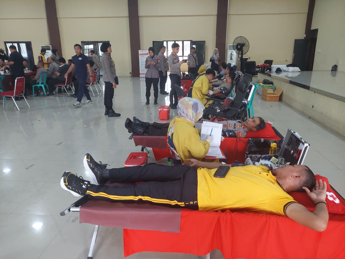 Aksi Kemanusiaan Polres Gowa: Setetes Darah untuk Tiga Provinsi Terdampak Bencana