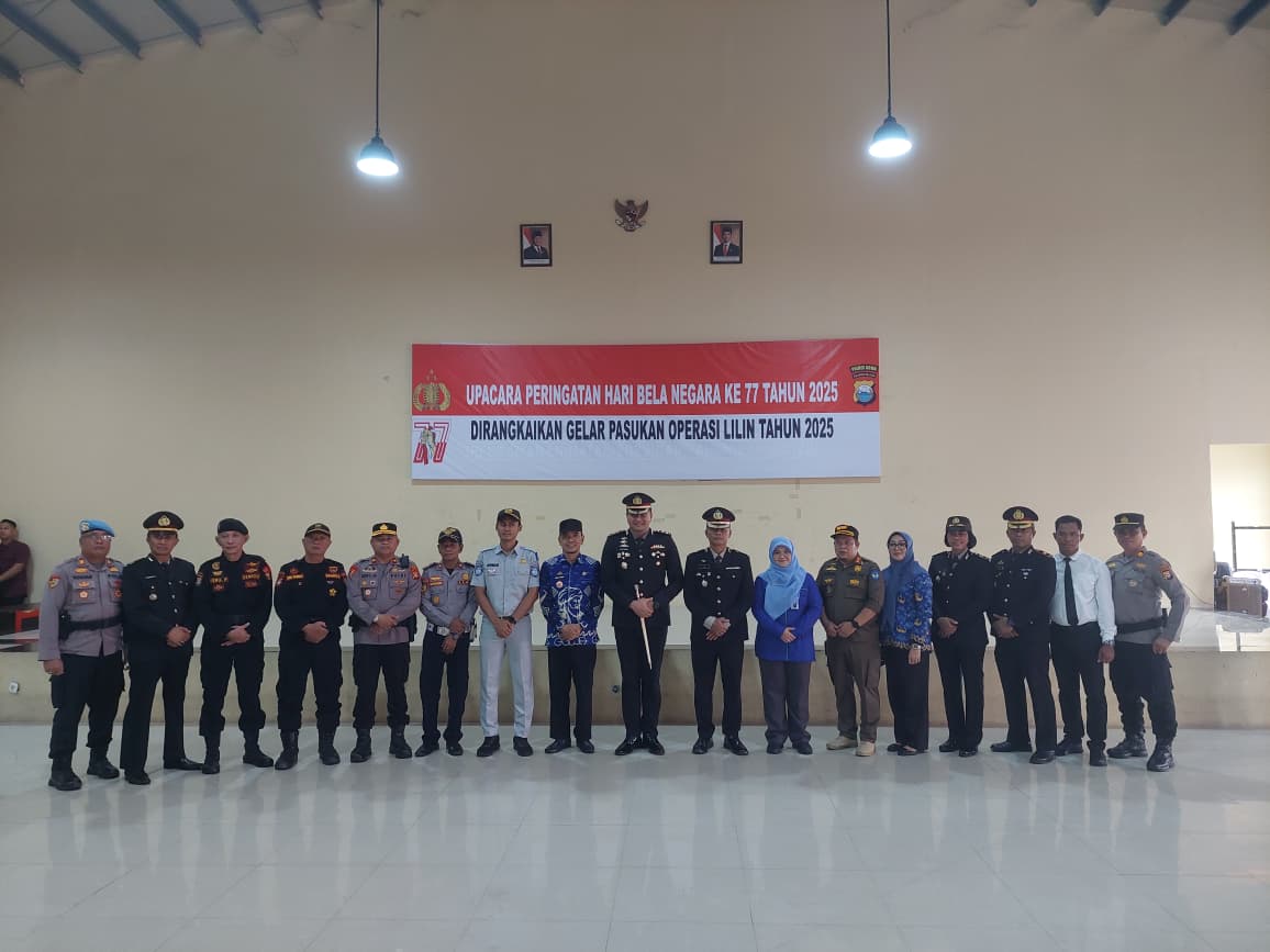 Polres Gowa Gelar Upacara Peringatan Hari Bela Negara ke-77 Tahun 2025