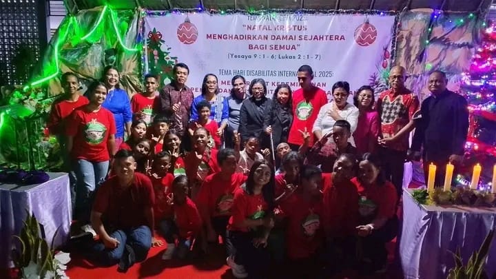 399 Penyandang Disabilitas Rayakan Natal Bersama GPM : Damai Kristus Menguatkan, Disabilitas Bukan Batasan