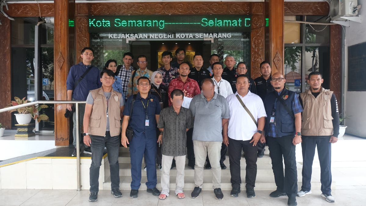 DJP Limpahkan Tiga Tersangka Penggelapan Pajak ke Kejari Semarang