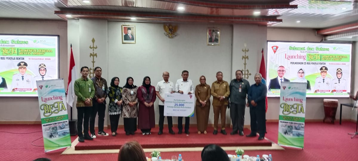 Pemkot Ambon Lindungi Pekerja Rentan Lewat Beta Baku Kele