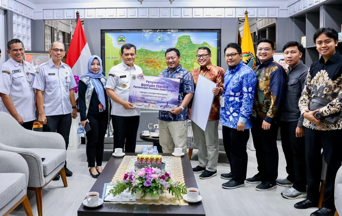 Pemprov Jateng Kirim Delapan Starlink ke Aceh untuk Dukung Komunikasi Bencana