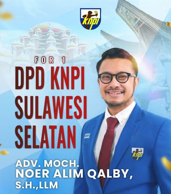 Pemilihan Ketua KNPI Sulsel, Gema Keadilan  Jagokan Moch. Noer Qalby