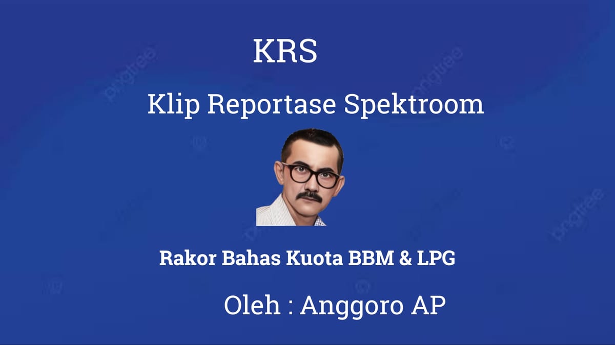 Rakor Bahas Kuota BBM & LPG