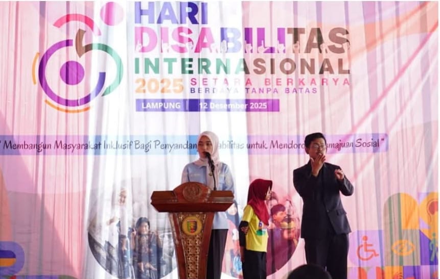 Pemprov Lampung Tetap Komitmen Perjuangkan Kesetaraan Hak  Penyandang Disabilitas