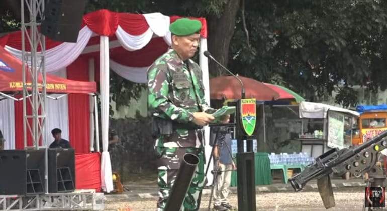 Pangdam XXI / Radin Inten Kristomei :  Prajurit Infanteri Wajib Jalin hubungan Harmonis, Ramah, dan Manunggal Dengan Rakyat