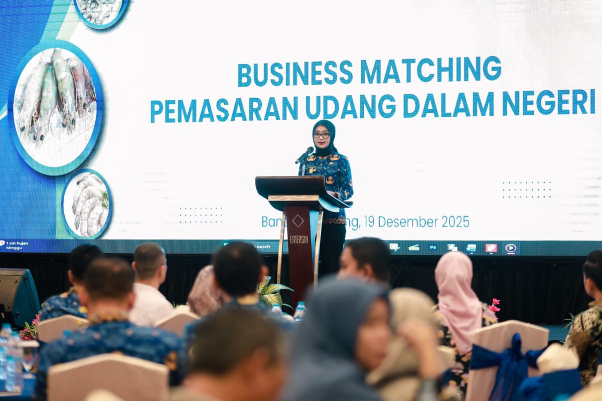 Jadikan Sumber Pangan MBG : Pemprov Lampung Gelar Business Matching Pemasaran Udang Dalam Negeri