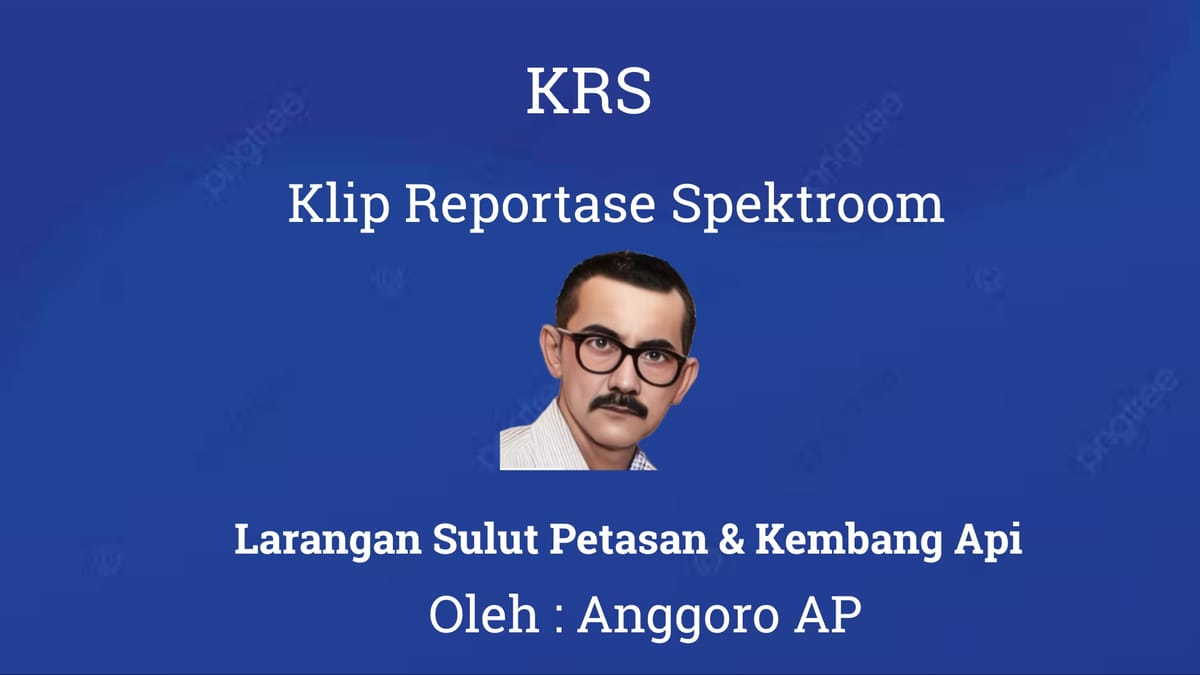 Larangan Sulut Petasan & Kembang Api