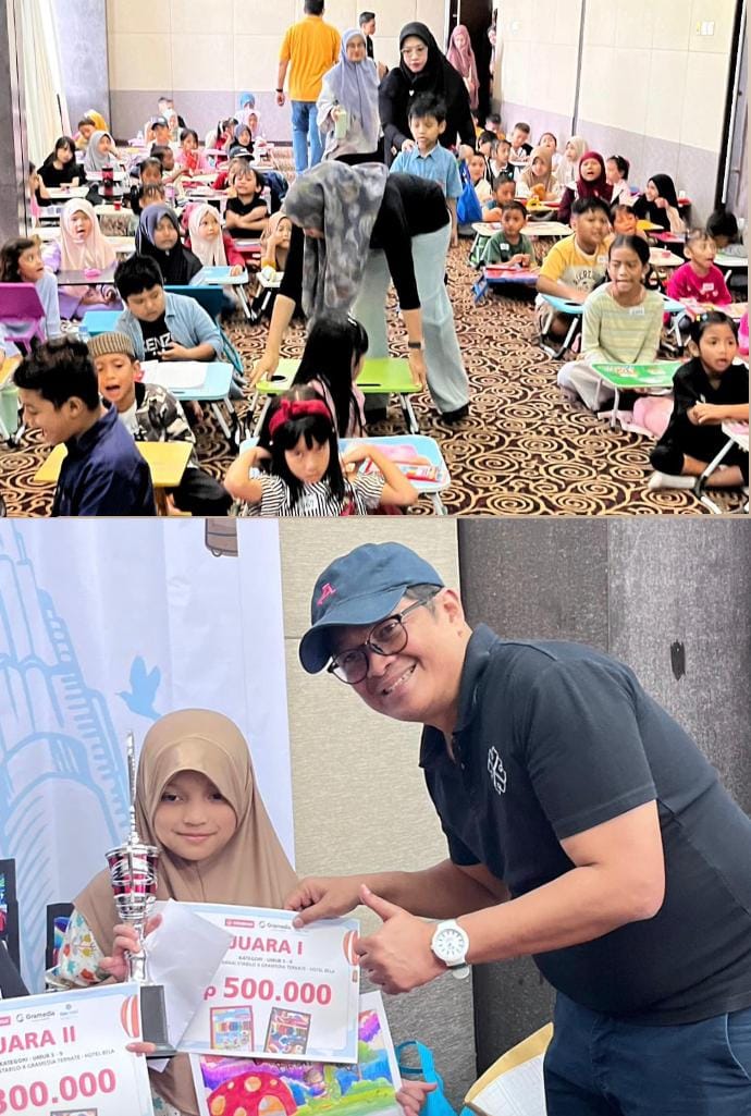 Ratusan Siswa SD Ikut Coloring Competition With Stabilo Yang Digelar Bela Hotel Ternate