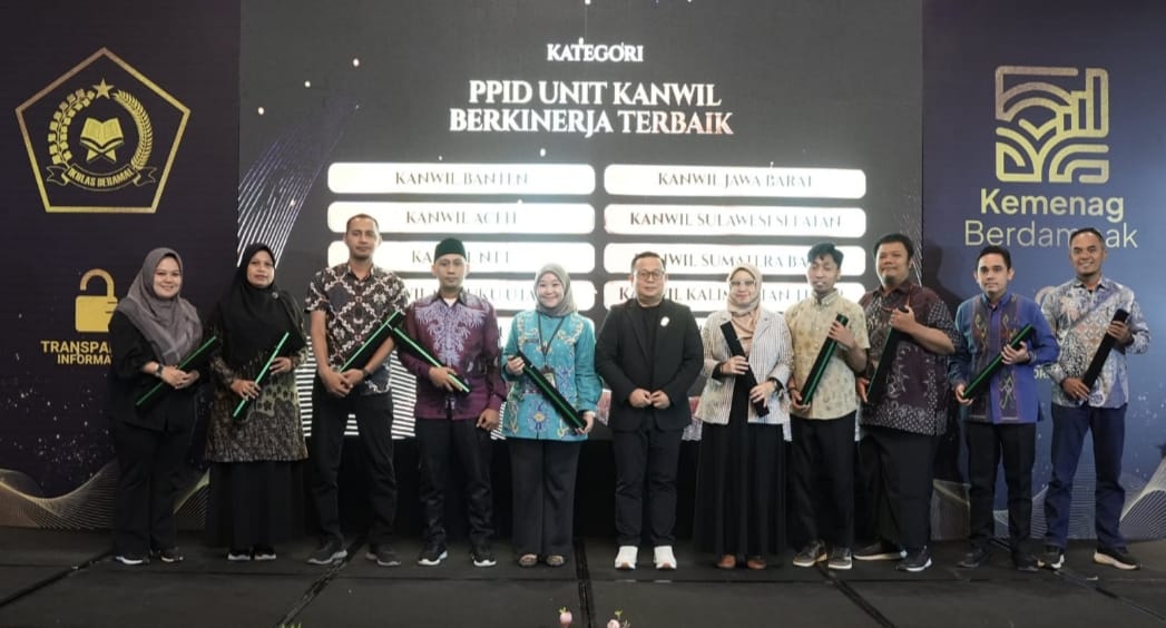 PPID Unit Kanwil Kemenag Maluku Utara Raih Predikat Berkinerja Terbaik