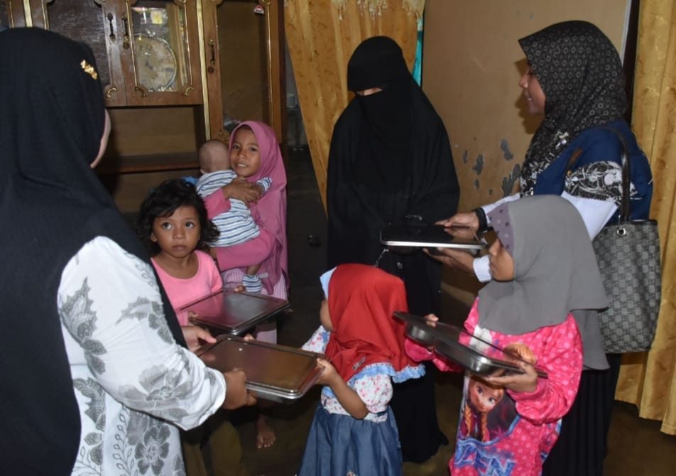 Penyaluran Paket MBG 3B Untuk Warga Jailolo Halmahera Barat