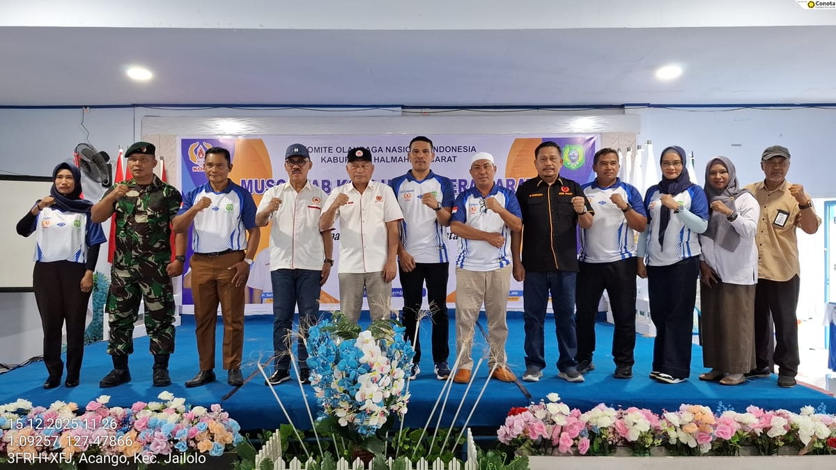 Ketum KONI Maluku Utara Buka Musorkab IV KONI Halbar