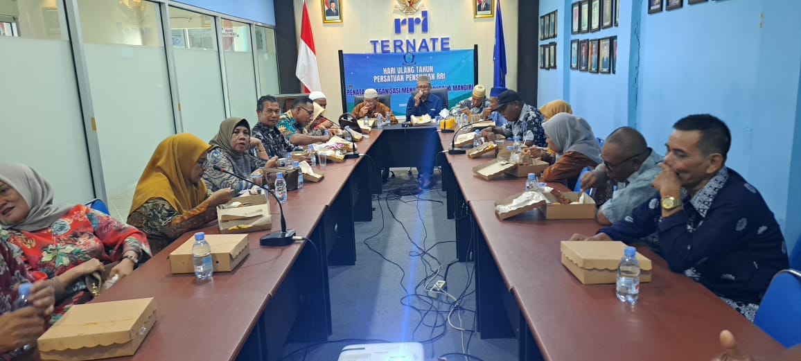 Silaturahmi Pensiunan Warnai HUT PP RRI ke-21 di Ternate