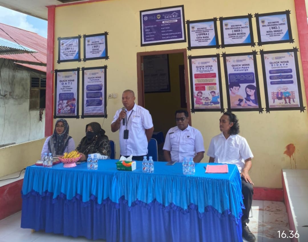 BKKBN Maluku Utara Lakukan Penilaian Kampung KB di Oba Utara