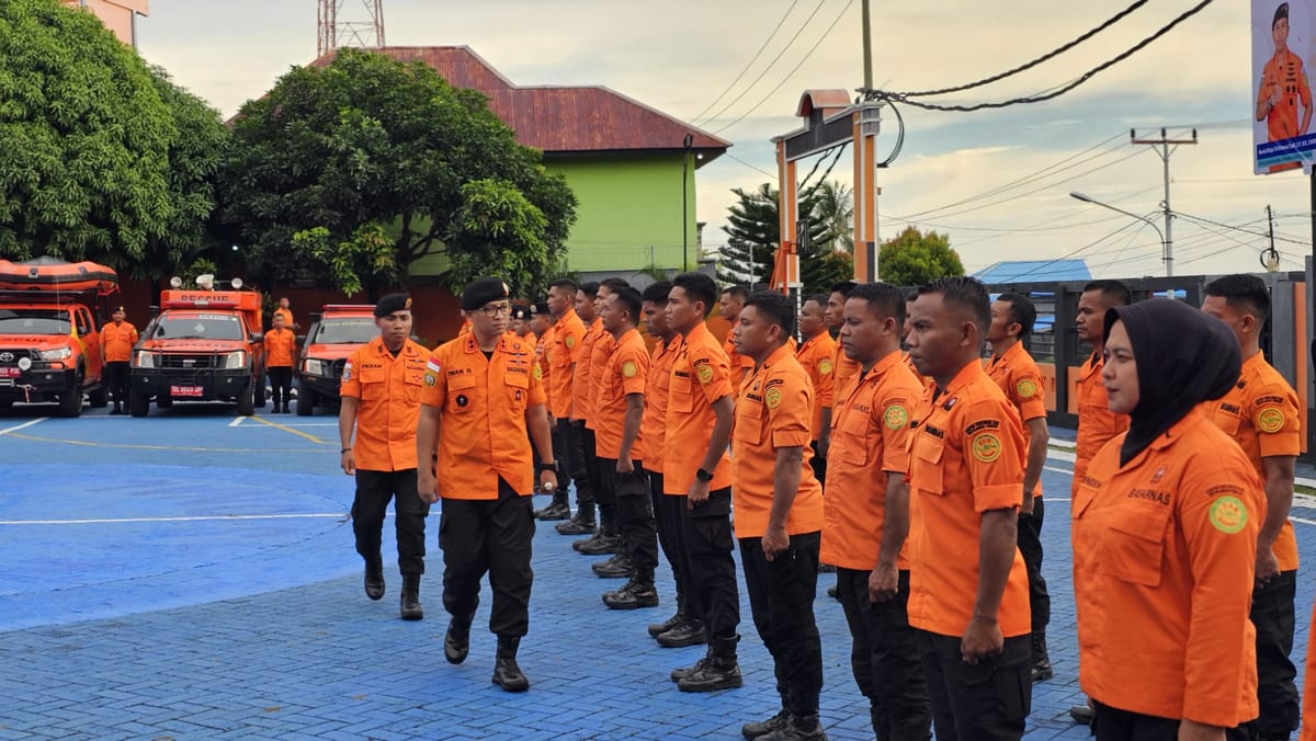 Apel Gelar Pasukan Siaga SAR Khusus Nataru Dilakukan Basarnas Ternate