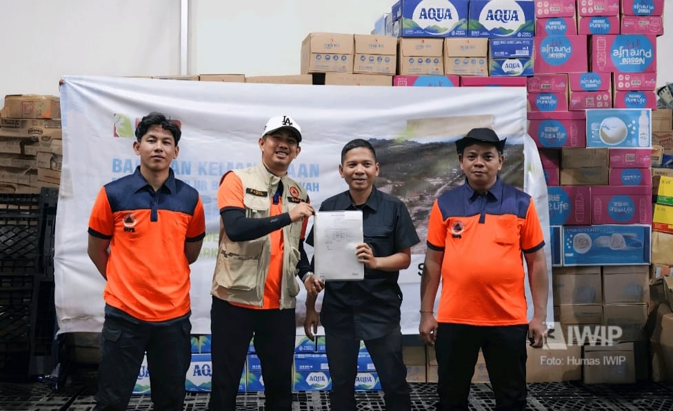 IWIP Salurkan Bantuan Untuk Korban Banjir dan Longsor Tiga Provinsi di Sumatera