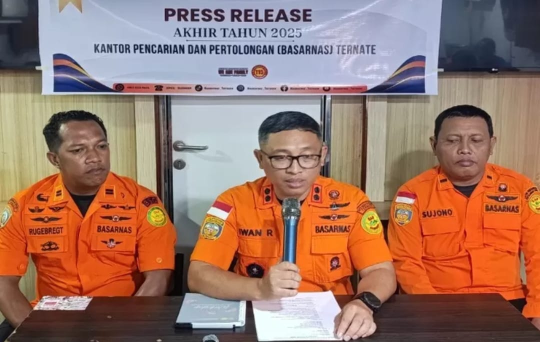 Basarnas Ternate Selama Tahun 2025 Laksanakan 49 Kali Operasi SAR