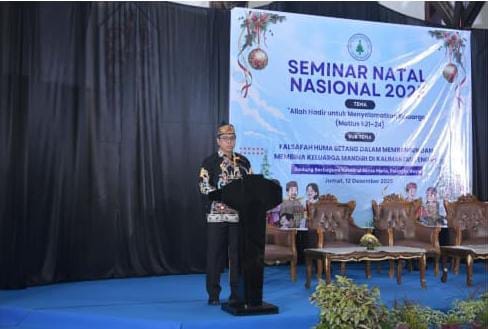 Pemprov Kalteng Buka Seminar Natal Nasional 2025, Huma Betang Didorong Jadi Fondasi Penguatan Keluarga