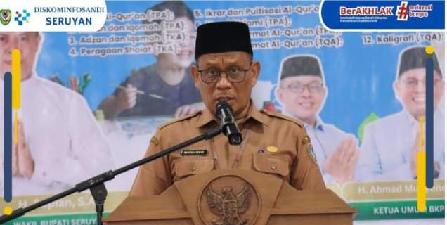 FASI III Seruyan 2025 Dibuka, Bahrun Abbas Tekankan Penguatan Karakter Islami Anak Sejak Dini