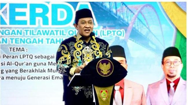 Wagub Edy Pratowo Buka Rakerda LPTQ Kalteng 2025, Perkuat Pembinaan Al-Qur’an Menuju MTQH Berprestasi