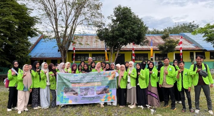 Dari Kintap, Tanah Laut, Kalsel, untuk Sumatra, Mahasiswa UNUKASE Galang Dana Kemanusiaan