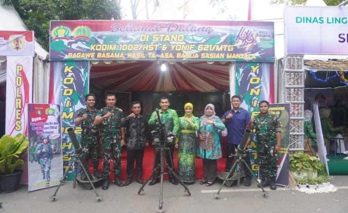 Dandim 1002/HST Hadiri Puncak Hari Jadi Ke 66 Kabupaten Hulu Sungai Tengah