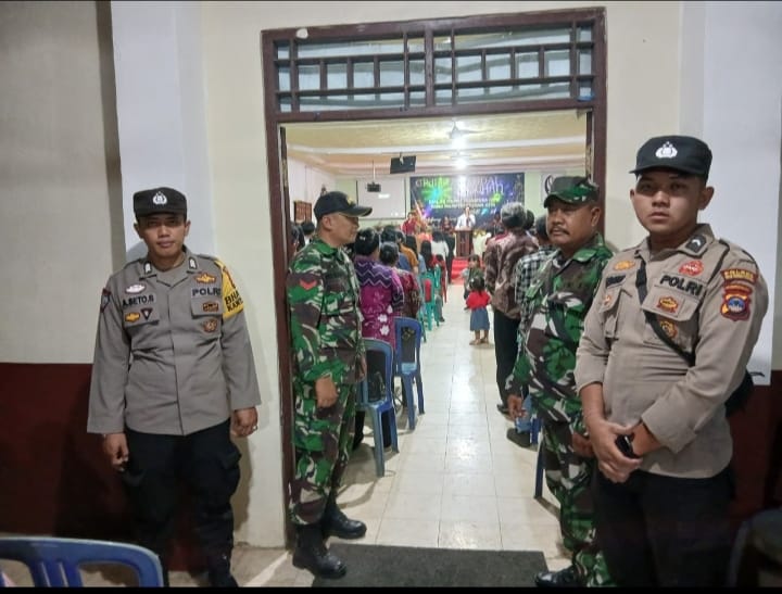 Natal Jemaat Pantekosta El-Shaddai, HST, Kalsel, Dihadiri 120 Jemaat, Pengamanan Berjalan Optimal