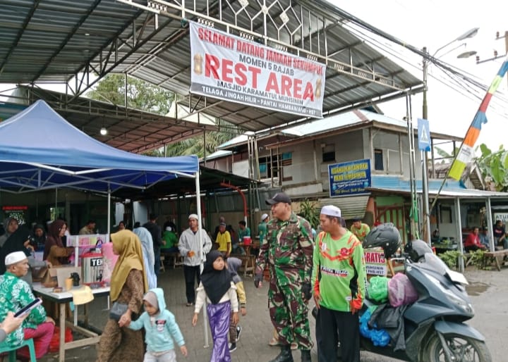 Arus Jamaah Padati HST, Sinergi Kodim 1002 - Polres HST Siagakan Personel Pengamanan
