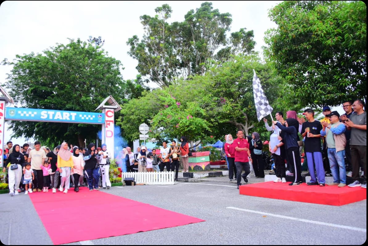 CFD Ke 24 PT BLJ Bengkalis, Jalan Santai Dan Donasi Solidaritas Sumatera