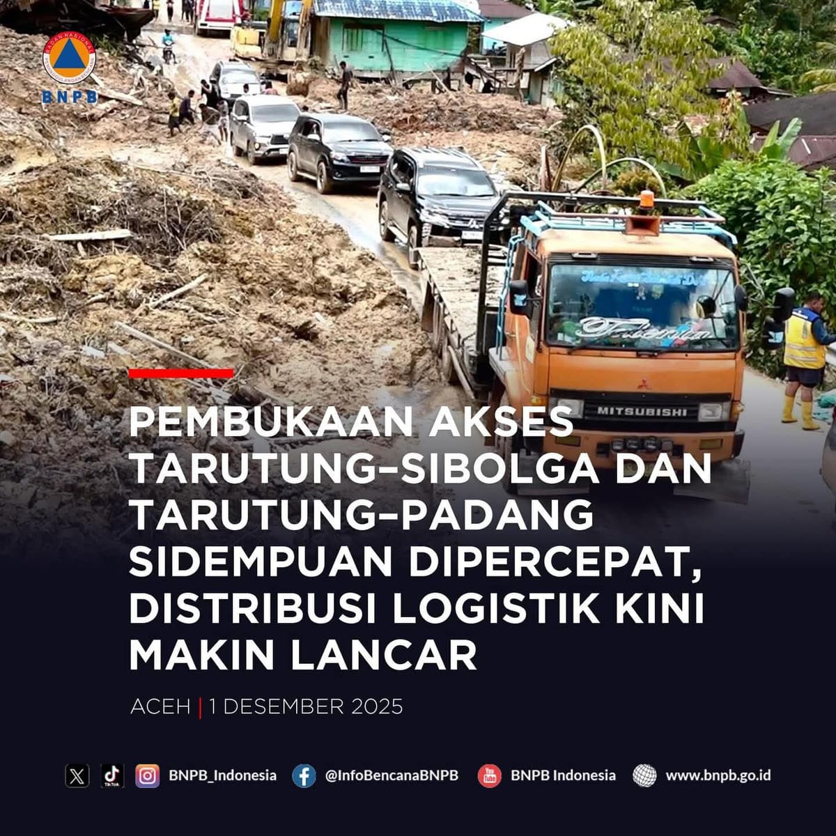 Akses Darat yang Menghubungkan Medan Sumatera Utara dengan Padang Sumatera Barat Mulai Terbuka