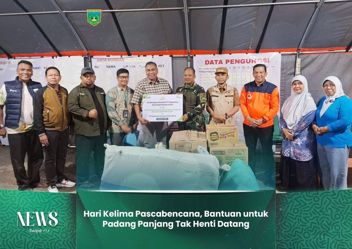 Hari Kelima Pascabencana, Bantuan untuk Padang Panjang Tak Henti Datang
