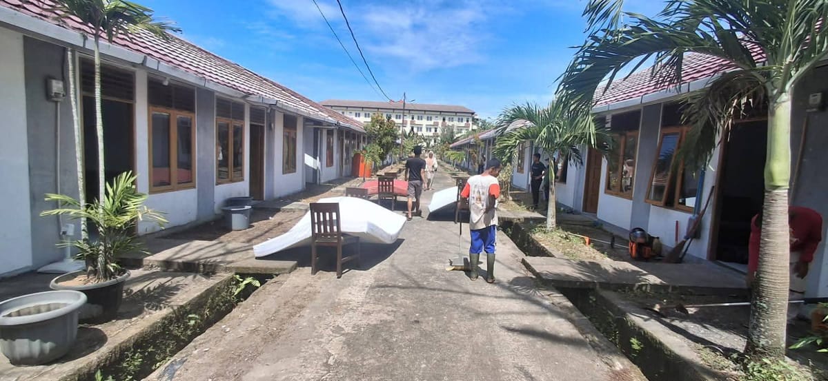 Rusunawa Lubuk Buaya Mulai Dibersihkan, Diperkirakan Bisa Menampung 480 Jiwa
